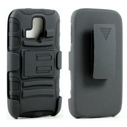 Kyocera Hydro Icon C6730 Armor Shell Holster Combo (Black)